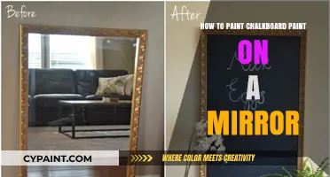 Transform Your Mirror: Easy Steps to Apply Chalkboard Paint