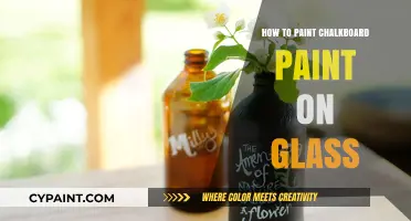 Transform Glass Surfaces: Easy Guide to Applying Chalkboard Paint