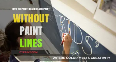 Smooth Chalkboard Finish: Tips to Avoid Paint Lines Effortlessly