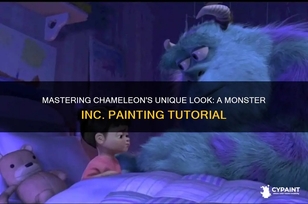 how to paint chameleon off of monster inc