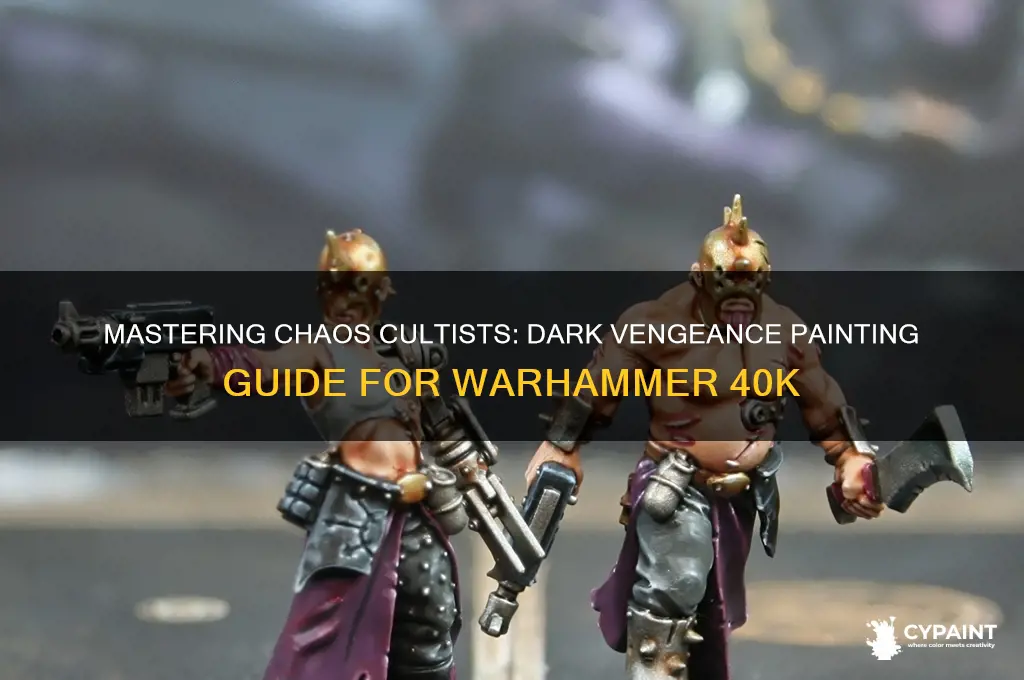how to paint chaos cultists dark vengeance
