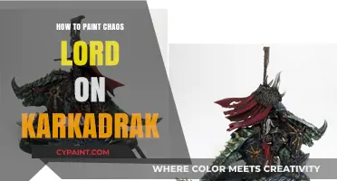 Mastering the Art: Painting a Chaos Lord on Karkadrak