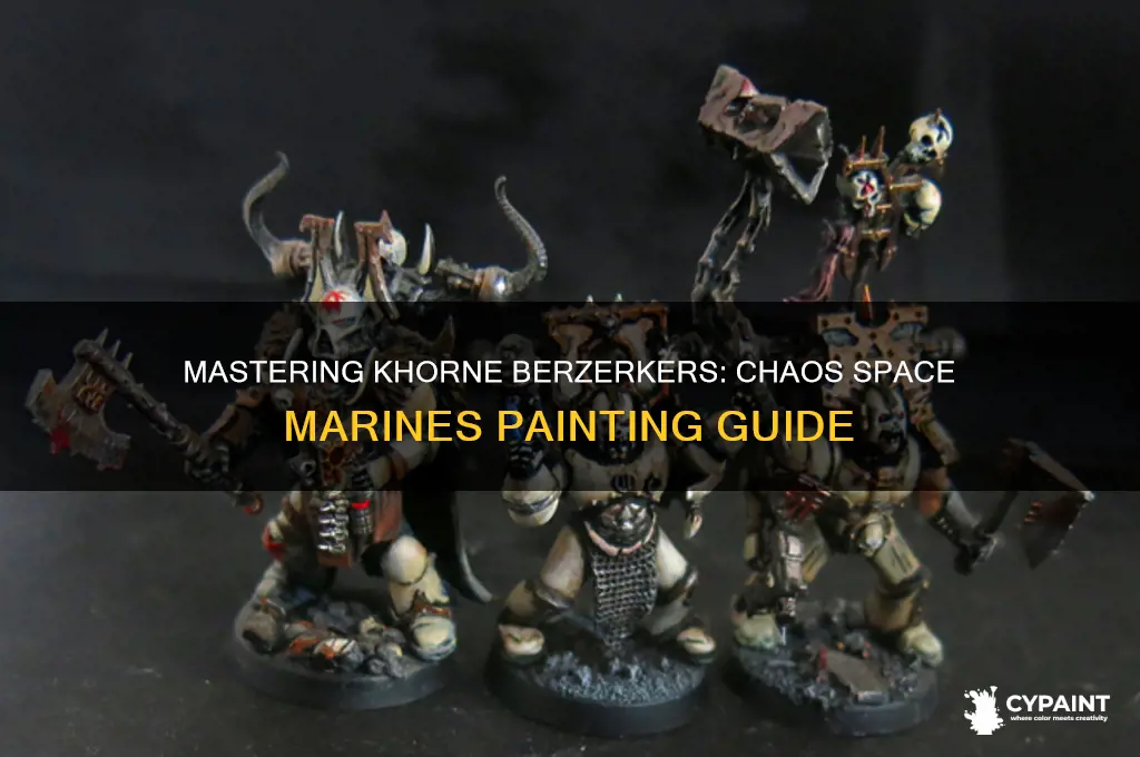 how to paint chaos space marines khorne berzerkers