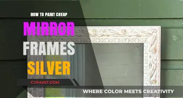 Transform Cheap Mirror Frames with DIY Silver Painting Techniques