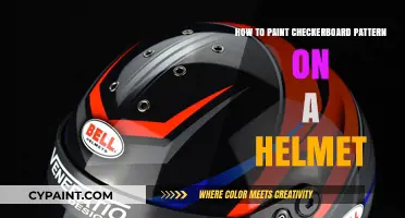 Mastering the Art: Painting a Perfect Checkerboard Pattern on Your Helmet