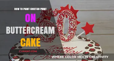 Mastering Cheetah Print: Buttercream Cake Painting Techniques Revealed