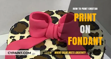 Mastering Cheetah Print: Easy Fondant Painting Techniques for Beginners