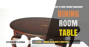 Mastering Cherry Mahogany: Painting Your Dining Room Table Like a Pro