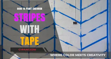 Easy DIY Chevron Stripes: Tape Painting Techniques for Perfect Patterns