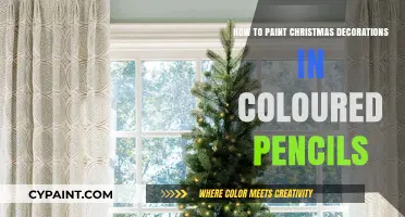 Festive Coloured Pencil Techniques for Painting Christmas Decorations