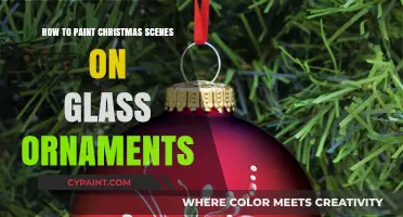 Festive Glass Ornament Painting: Create Stunning Christmas Scenes with Ease