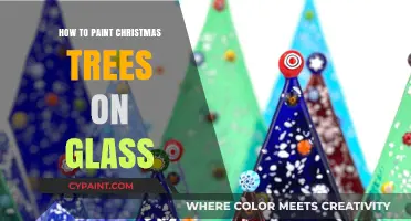 Festive Glass Art: Painting Christmas Trees for Holiday Decor