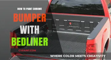DIY Guide: Painting Chrome Bumpers with Bedliner for a Rugged Look