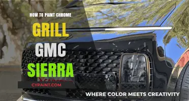 DIY Chrome Grill Painting: Transform Your GMC Sierra's Look Easily