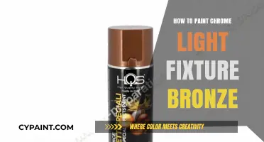 Transform Chrome Light Fixtures: Easy Steps to Paint Bronze Finish