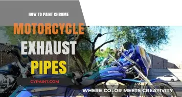 Painting Chrome Motorcycle Exhaust Pipes: Step-by-Step Guide for a Sleek Finish