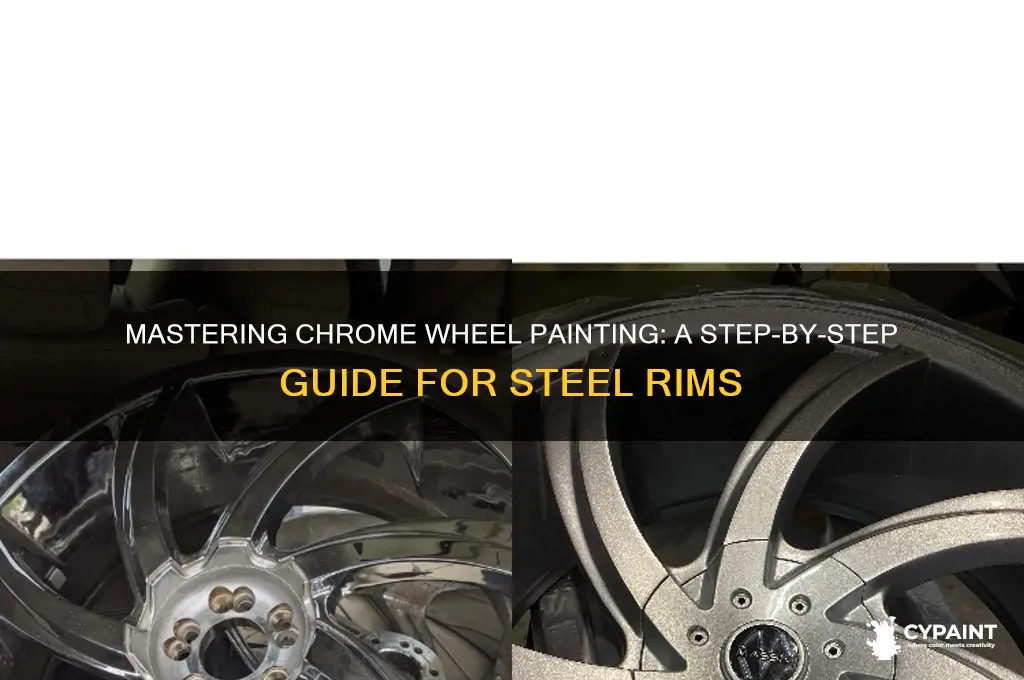 how to paint chrome plated steel wheels