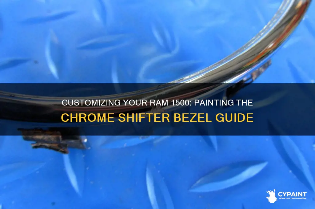 how to paint chrome ram 1500 shifter bezel