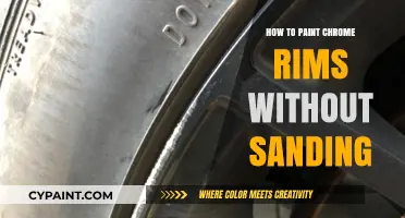 Effortless Chrome Rim Painting: Skip Sanding, Achieve a Flawless Finish