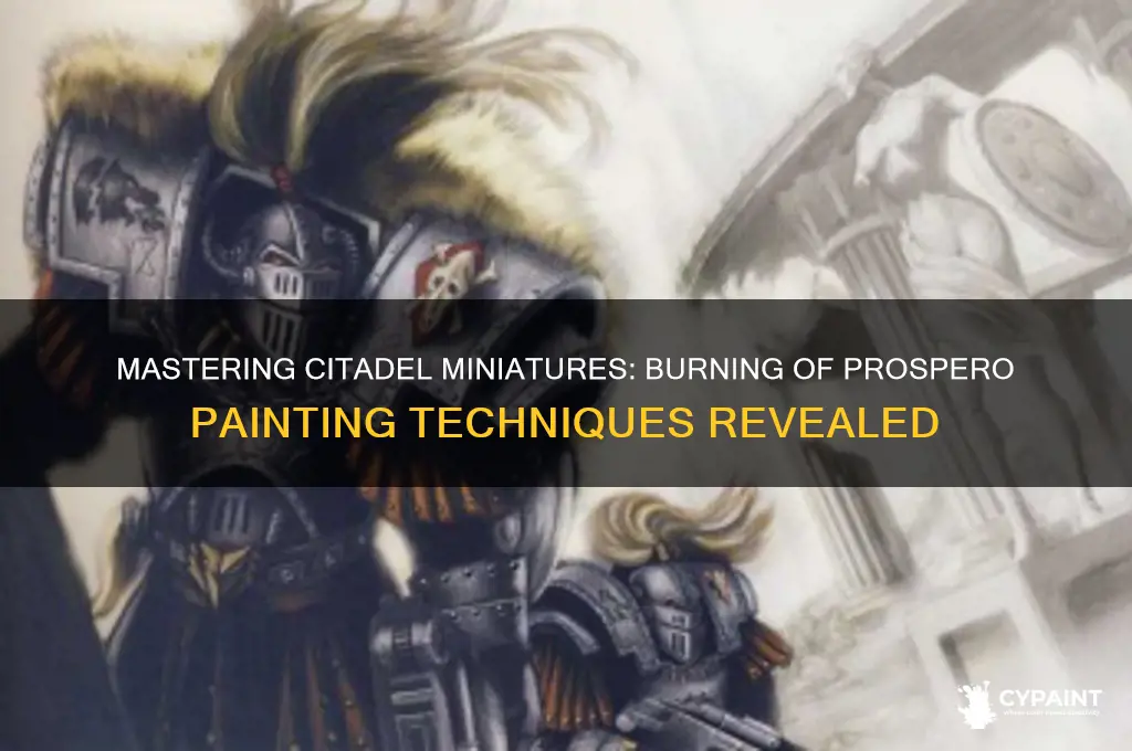 how to paint citadel miniatures burning of prospero