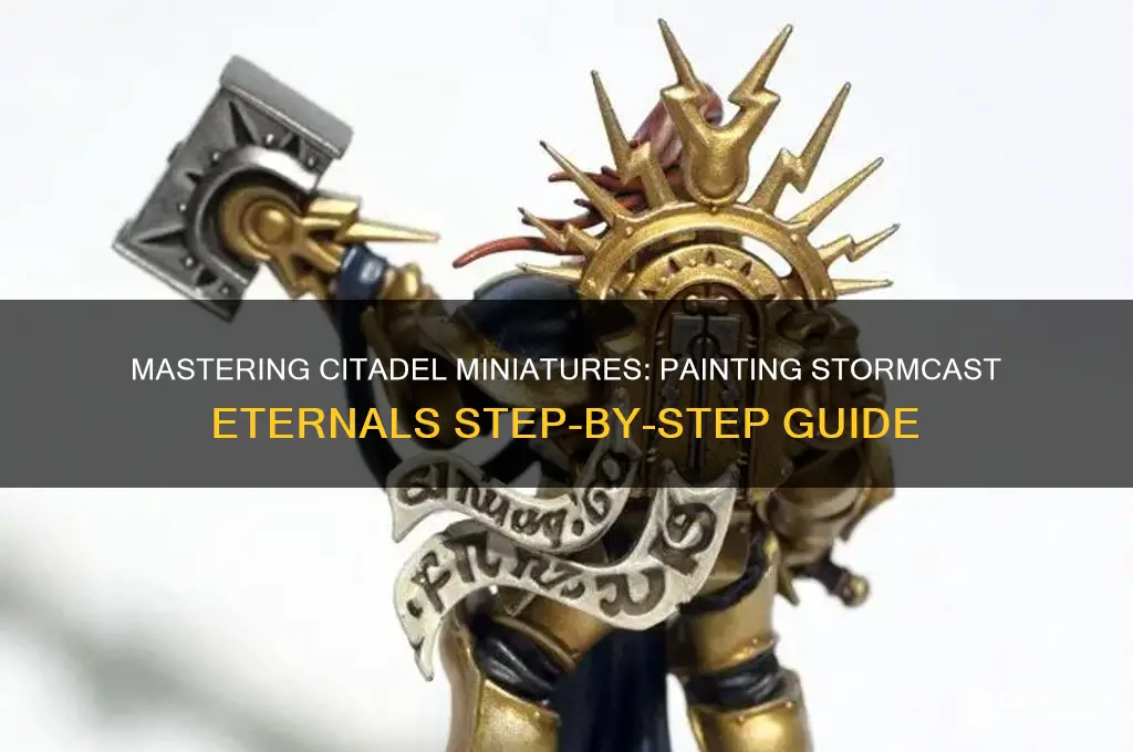 how to paint citadel miniatures stormcast eternals