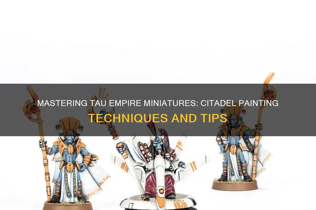 how to paint citadel miniatures tau empire