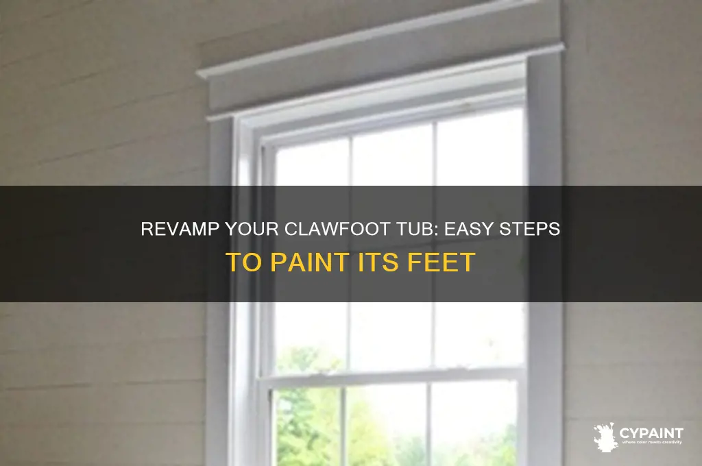 how to paint claw foot tub feet