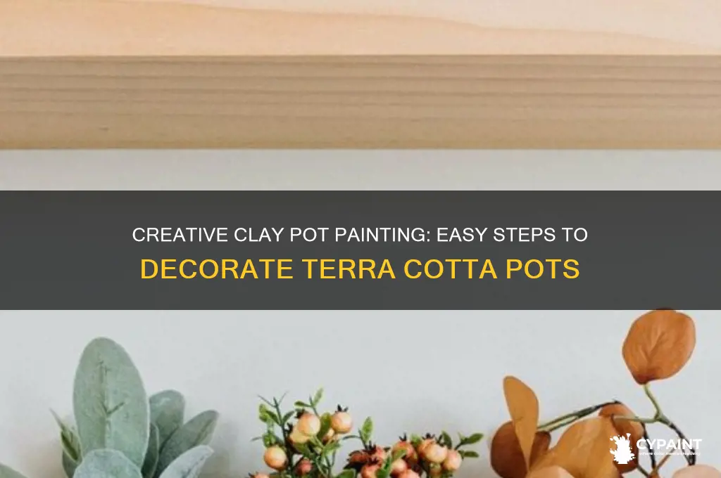 how to paint clay terra cotta pots