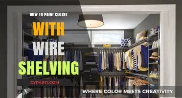 Easy Steps to Paint Your Closet with Wire Shelving