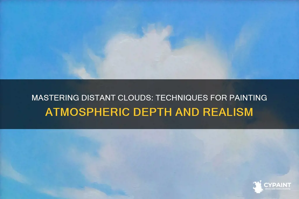 how to paint clouds into the distance