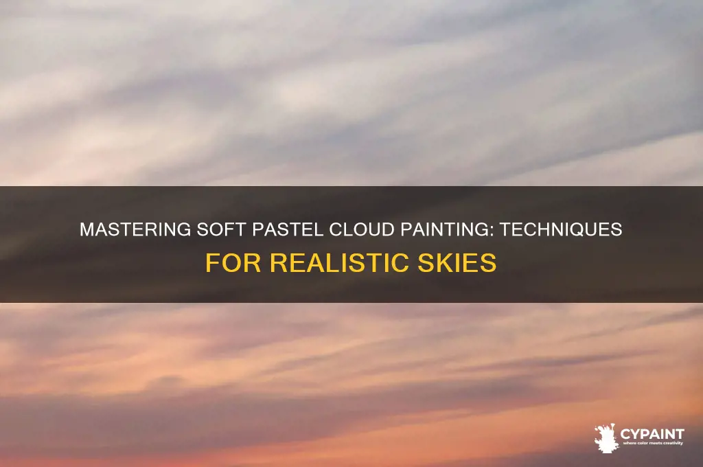 how to paint clouds with soft pastels
