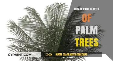 Mastering Tropical Art: Techniques for Painting a Palm Tree Cluster