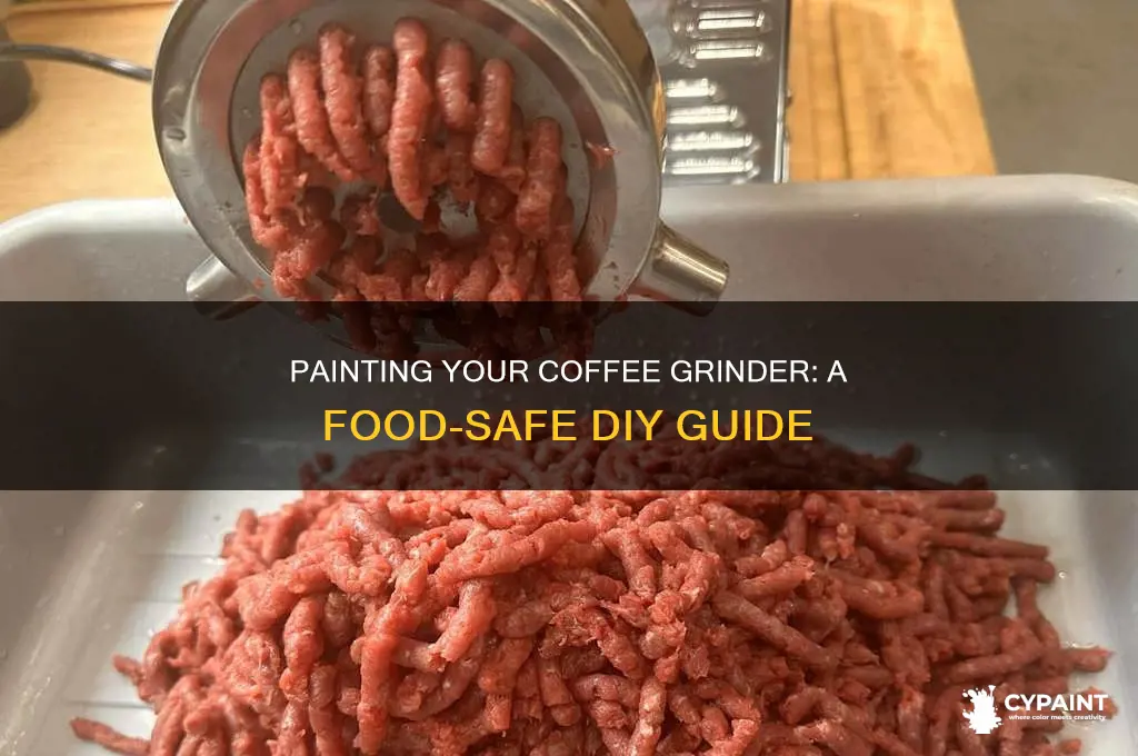 how to paint coffee grinder food safe