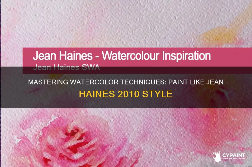 how to paint colo jean haines 2010