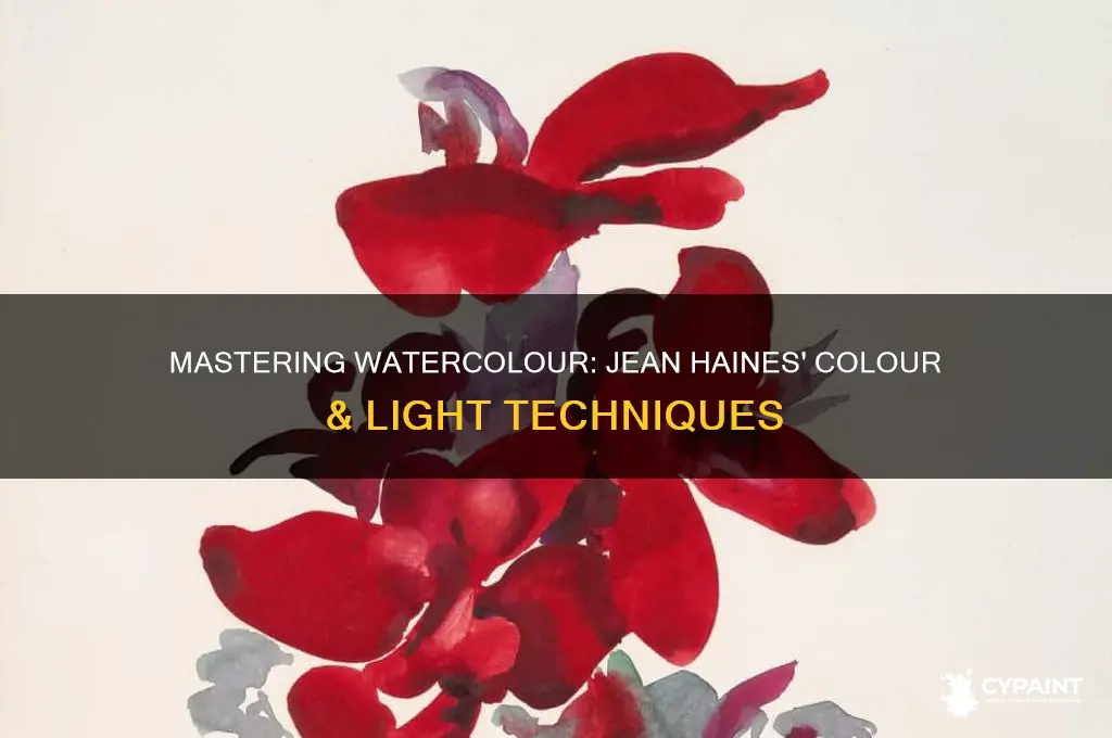 how to paint colour & light in watercolour jean haines