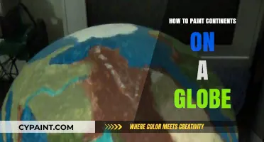 Master the Art of Painting Continents on a Globe Step-by-Step
