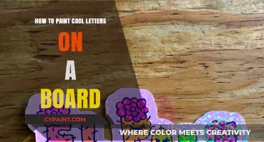 Mastering Letter Art: Tips to Paint Cool Letters on Boards