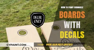 DIY Cornhole Boards: Painting and Decal Application Guide