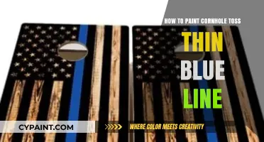 DIY Thin Blue Line Cornhole Boards: Step-by-Step Painting Guide