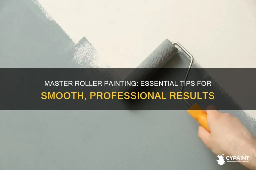 how to paint correctly with a roller