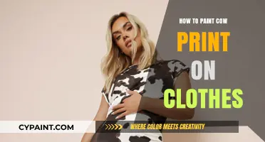 DIY Cow Print Fashion: Easy Steps to Paint on Clothes