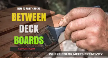 Fixing Deck Cracks: Easy Steps to Paint Between Boards