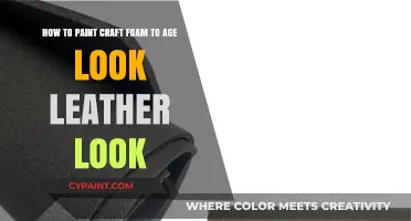 Transforming Craft Foam: A Guide to Achieving a Vintage Leather Look