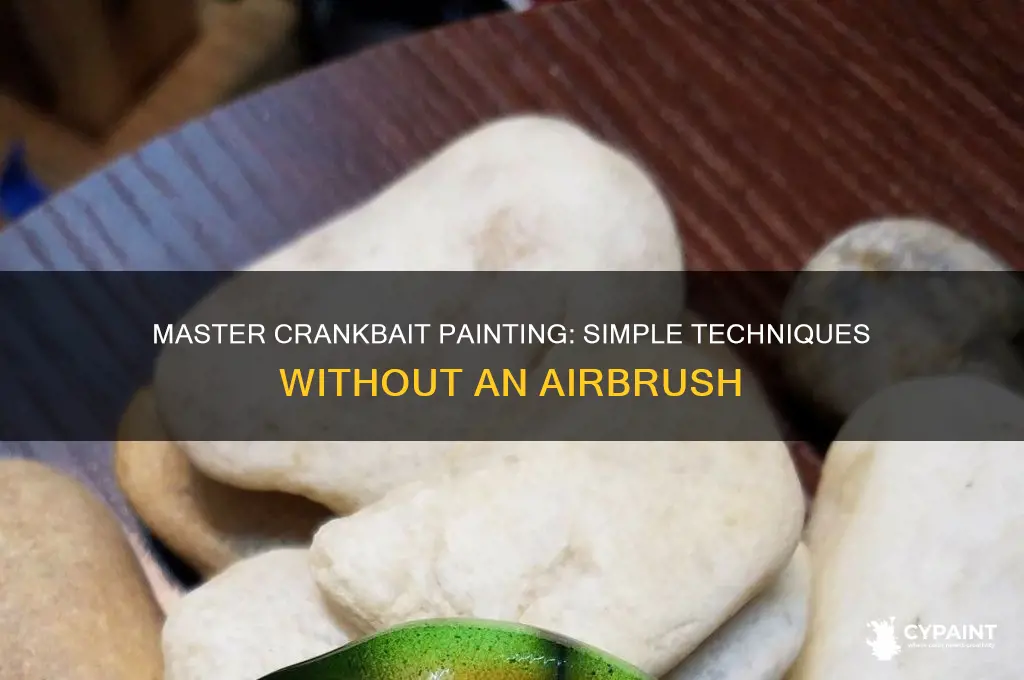 how to paint crankbaits without an airbrush