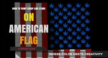 Crisp Stars on the American Flag: Painting Perfect Lines