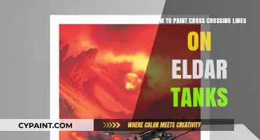 Eldar Tank Art: Painting Precise Cross-Crossing Lines