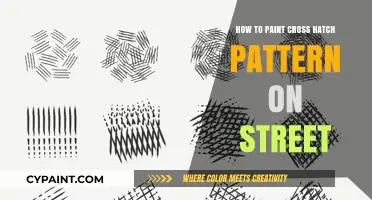 Mastering Street Art: Painting Perfect Cross Hatch Patterns on Pavement