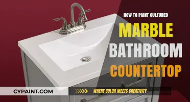 Revamp Your Bathroom: Easy Steps to Paint Cultured Marble Countertops