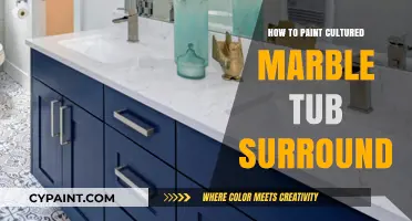 Revamp Your Bathroom: Easy Steps to Paint Cultured Marble Tub Surround