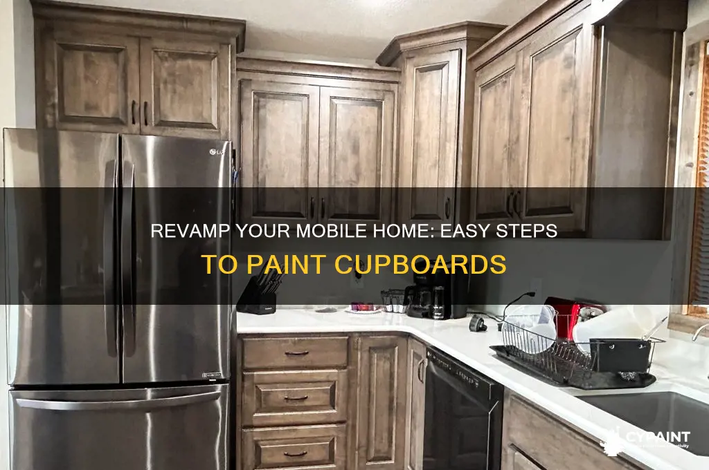 how to paint cupboards in my mobile home